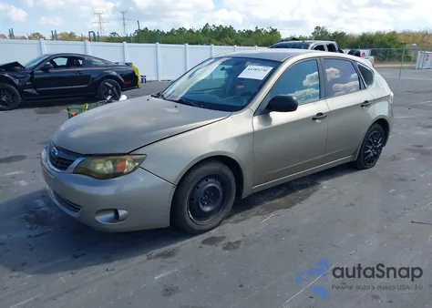 2008 Subaru Impreza 2.5I из США, поврежденный, VIN JF1GH61618H835623